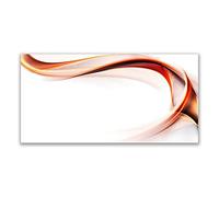 Tulup Splashback - 140x70cm Backsplash Cooker Hob Wall Splashback - Kitchen Wall Panels - Heat Resistant - Toughened/Tempered Safety Real Glass - Abstract Art