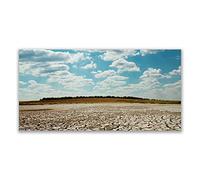 Tulup Splashback - 140x70cm Backsplash Cooker Hob Wall Splashback - Kitchen Wall Panels - Heat Resistant - Toughened/Tempered Safety Real Glass - Desert Landscape