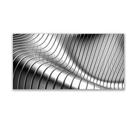 Tulup Splashback - 140x70cm Backsplash Cooker Hob Wall Splashback - Kitchen Wall Panels - Heat Resistant - Toughened/Tempered Safety Real Glass - Abstract Art