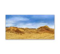 Tulup Splashback - 140x70cm Backsplash Cooker Hob Wall Splashback - Kitchen Wall Panels - Heat Resistant - Toughened/Tempered Safety Real Glass - Desert Landscape