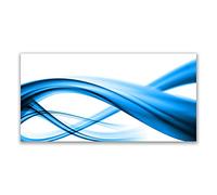 Tulup Splashback - 140x70cm Backsplash Cooker Hob Wall Splashback - Kitchen Wall Panels - Heat Resistant - Toughened/Tempered Safety Real Glass - Abstract Art