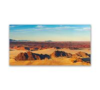 Tulup Splashback - 140x70cm Backsplash Cooker Hob Wall Splashback - Kitchen Wall Panels - Heat Resistant - Toughened/Tempered Safety Real Glass - Desert Landscape