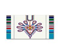 Tulup Splashback 39.37x19.68 inch / 100x50cm Tempered Glass Wall Protection Induction Cooker Glass Panel Splash-back Kitchen Panel Kitchen Toughened Safe Glass - Multicolored - Polish pattern