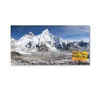 Tulup Splashback 39.37x19.68 inch / 100x50cm Wall Protection Toughened Safe Glass Splash-back Kitchen Panel Tempered Glass Kitchen Protection Induction Cooker Glass Panel - White - Mount Everest