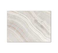Tulup Splashback 39.37x27.56 inch / 100x70 cm Glass Panel Tempered Glass Kitchen Panel Splash back Kitchen Protection Induction Cooker Wall Protection Toughened Safe Glass - Beige - marble texture