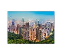 Tulup Splashback 39.37x27.56 inch / 100x70 cm Wall Protection Glass Panel Kitchen Panel Splash back Kitchen Protection Induction Cooker Tempered Glass Toughened Safe Glass - Multicolored - Hong Kong