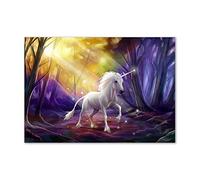 Tulup Splashback 39.37x27.56 inch / 100x70 cm Wall Protection Tempered Glass Kitchen Panel Toughened Safe Glass Panel Protection Induction Cooker Kitchen Splash back - Multicolored - unicorn