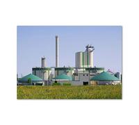 Tulup Splashback 39.37x27.56 inch / 100x70 cm Wall Protection Toughened Safe Glass Splash back Kitchen Panel Tempered Glass Kitchen Protection Induction Cooker Glass Panel - Green - biogas plant