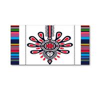 Tulup Splashback 47.24x23.62 inch / 120x60 cm Protection Induction Cooker Toughened Safe Glass Kitchen Kitchen Panel Wall Protection Tempered Glass Splash back Glass Panel - Multicolored - Polish pattern