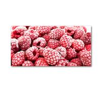 Tulup Splashback 55.12x27.56 inch / 140x70 cm Glass Panel Wall Protection Induction Cooker Tempered Glass Toughened Safe Glass Kitchen Panel Splash back Kitchen - Red - frozen raspberries