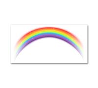 Tulup Splashback 55.12x27.56 inch / 140x70 cm Wall Protection Kitchen Panel Toughened Safe Glass Kitchen Protection Induction Cooker Glass Panel Splash Back Tempered Glass - Multicolored - Rainbow