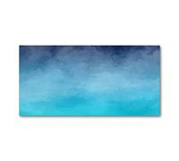 Tulup Splashback 55.12x27.56 inch / 140x70 cm Wall Protection Tempered Glass Kitchen Panel Toughened Safe Glass Panel Protection Induction Cooker Kitchen Splash back - Green - smoke