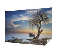 Tulup Wall Mural Adhesive 152x104 cm Sticky Back Photographic Design Home Decoration for The Living Room, Bedroom, and Hallway Wall Installation Easy to Clean - A Peaceful Landscape