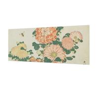 Tulup Wallcovering 250x104 cm Wall Installation Easy to Clean Glue Icluded for The Living Room, Bedroom, and Hallway Home Decoration Photographic Design - Chrysanthemum Flowers