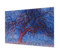 Tulup Wallcovering 312x219 cm for The Living Room, Bedroom, and Hallway Easy to Clean Wall Installation Home Decoration Photographic Design Glue Icluded - Flame Tree