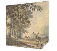 Tulup Wallpaper Peel and Stick 250x250 cm Wall Installation Easy to Clean Sticky Back for The Living Room, Bedroom, and Hallway Home Decoration Photographic Design - Forest Peace