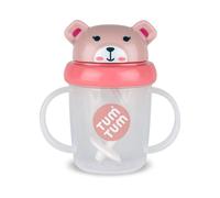 TUM TUM Betsy Bear Tippy Up Cup - Pink