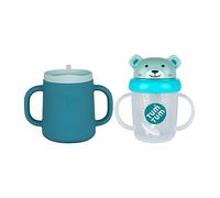 Tum Tum Silicone 3 Way Sippy Cup and Tum Tum Tippy Up Cup - Boris Bear