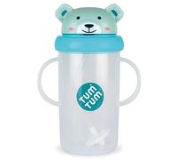 TUM TUM Tippy Up Free Flow Sippy Cup (No Valve), Sippy Cup for Toddlers, BPA Free (Boris Bear 300ml)