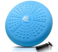 Tumaz Wobble Cushion - Wiggle Seat to Improve Sitting Posture & Stay Focused, Balance Disc to Core Strength & Flexible Seating [Extra Thick Balance Board, Pump Included Wobble Board]