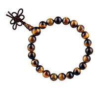 TUMBEELLUWA 8mm Stone Beads Bracelets Prayer Bead Elastic Tibetan Bracelets Bangle Handmade Jewelry for Women Men