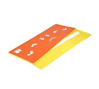 Tumbl Trak Cartwheel Beam Mat, Orange and Yellow, 60 cm Width x 1.8 m Length x 1.6 cm Height, Gymnastics Mat for Training