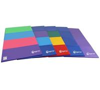 Tumbl Trak Folding Tumbling Panel Mat for Gymnastics, Cheer, Dance, and Fitness, Royal Blue, 1.2 m x 2.4 m x 3.5 cm