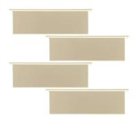 Tumble Dryer - 4 Pieces Wall Vent Replacement Panels for Home and Rv, Flap Guard Airflow Protector with Easy Installation, Exterior Wall Roof Ventilation for Laundry, Bathroom, Kitchen, 8 in