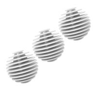 Tumble Dryer Balls 3 Pc White Laundry Balls for Tumble Dryer Reusable Tumble Dryer Tumble Dryer Ball Silicone Laundry Balls Clothes Will Come Out Soft Fluffy Fewer Wrinkles and Less Static Cling