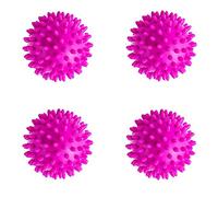 Tumble Dryer Balls Dryerballs Softener Ball Laundry Ball Tumble Drying Balls Reusable Energy Saving Easy to Use Softer Clothes Washing Machine Ball 4 Pcs Rose Red
