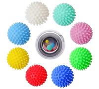 Tumble Dryer Balls For Laundry UK - 8pcs Drying Balls for Tumble Dryer Reusable Laundry Balls Washing Balls for Washing Machine Anti Static Tennis Balls for Washing Down Jacket