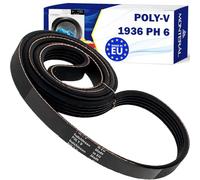 Tumble Dryer Belt Poly-V 1936 PH 6 with the Original Code 481235818164 for Whirlpool C00311016 for Indesit 57X0273 for Brandt - MADE IN EU - Warranty 10 Years - MONTERAL