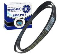 Tumble Dryer Belt Poly-V 1995 PH 7 with the Original Code 00650499 650499 for Bosch for Siemens for Balay - MADE IN EU - Warranty 10 Years - MONTERAL