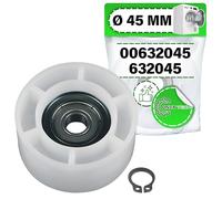 Tumble Dryer Belt Puleggia Tenditore with Original Code 00632045 632045 for Bosch for Balay for Constructa for Gaggenau for Neff for Siemens - Warranty 5 Years - ONIX TECH