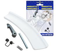 Tumble Dryer Door Handle with the Original Code 405523773/1 4055237731 405512363/4 4055123634 for AEG for Electrolux for Juno for Zanker for Zanussi - Warranty 10 Years - MONTERAL