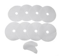 Tumble Dryer Filter Kit for Bush DHB7VTDW DHB7VTDB TD3CNBW, Microfibre Exhaust and Air Replacement Set with Lint Trap Screen Mesh for Pet Hair Removal, White, 10 Pieces