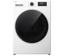 Tumble Dryer - Heat Pump Tumble Dryer, 8kg Drum Capacity, Freestanding & Compact Design Energy Rating, 30 Minute Dry & Special Fabric Settings, White - D01HPD08W07