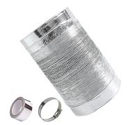 Tumble Dryer Hose Ø 80/100/110/120/150/160/170/180/200mm Ducting With 2 Clamps Flexible Tumble Dryer Vent Kit Extractor Fan Ducting Aluminium Tube For Dryer, Kitchen (Color : 1.5m, Size : 180mm)
