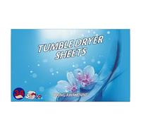 Tumble Dryer Sheets - 34 Fabric Conditioner Sheets with Spring Awakening Fragrance, Softens Laundry, Reduces Static & Wrinkles, Keeps Clothes Fresh, All Dryer Loads By Zinnia