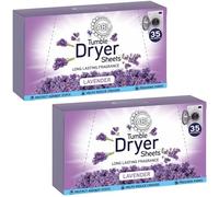 Tumble Dryer Sheets | Laundry Sheets Scented | Fabric Conditioner Sheets 70 Sheets (Lavender)