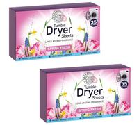 Tumble Dryer Sheets | Laundry Sheets Scented | Fabric Conditioner Sheets 70 Sheets (Spring Fresh)
