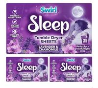 Tumble Dryer Sheets with Long Lasting Lavender & Chamomile Fragrance, Softens Clothes and Eliminates Static Cling In Laundry Dryer Machine, Total 105 Sheets
