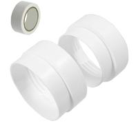 Tumble Dryer Threaded Vent Hose Connector Adaptor Kit 4" / 100mm (Male + Female + Sealing Tape)