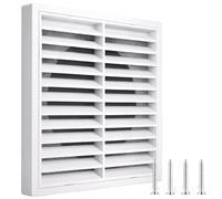 Tumble Dryer Vent Cover, Air Vent Covers for Walls Installation, Extractor Fan Vent Cover for High-Humidity Areas, Air Brick Covers for Outside Walls with Mounting Screws