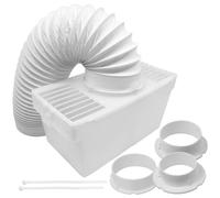 Tumble Dryer Vent Hose Condenser Kit with 3 x Adapters for Russell Hobbs (1.2m)