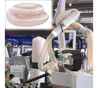 Tumble Dryer Vent Hose Transparent Industry Dryer Vent Hose 6 10 20 30 ft, Flexable Exhaust Extension Pipe for Tight Space, Universal Air Ducting/Pipe Extender(L 400cm(13ft),D 200mm (7 7/8"))