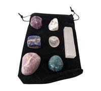 Tumbled Crystals & Selenite Set, Calm & Anxiety Relief