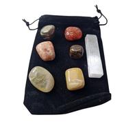 Tumbled Crystals & Selenite Set, Confidence & Motivation