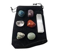 Tumbled Crystals & Selenite Set, Healing & Wellness