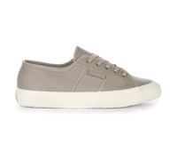 Tumbled Leather Grey Lace-Up Trainers - male - Superga - Sneakers - Gray - 3 UK - Shoes 3 UK
